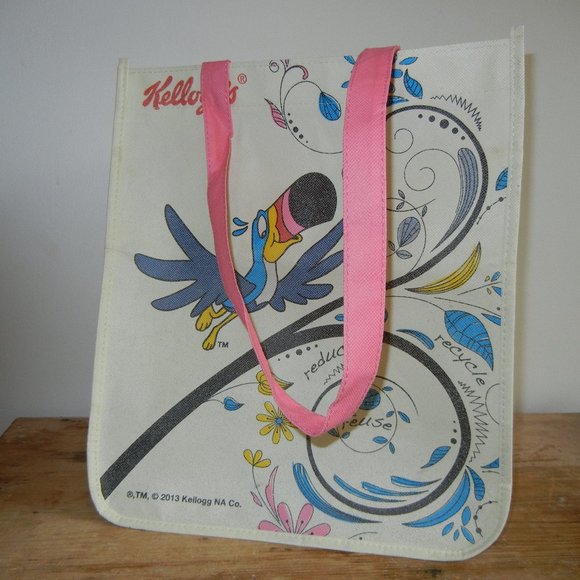 Kellogg's Toucan Sam Reusable Bag 2013 "Small Change Big Difference" Tote - Picture 1 of 10